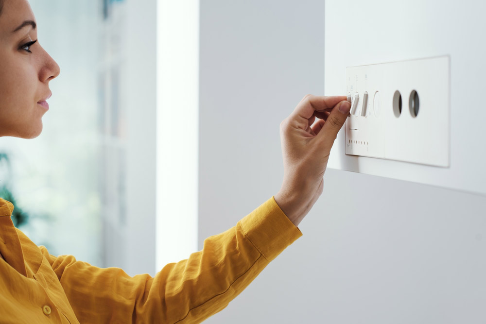 a furnace heater at home